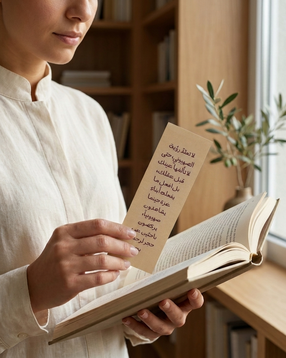Palestine Basil Al Araj Text Bookmark
