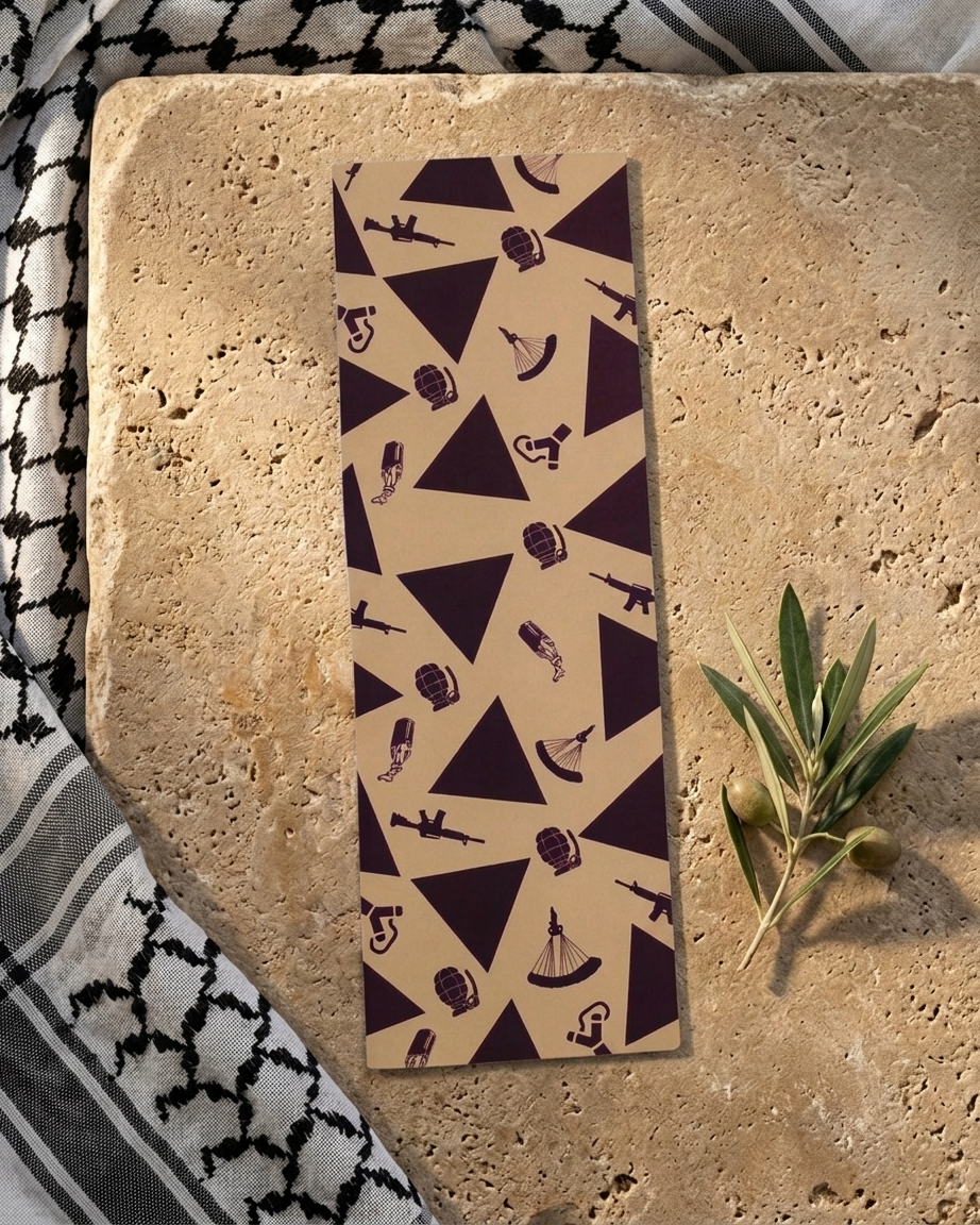 Palestine Resistance Symbols Bookmark