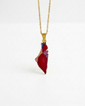 Heart Palestine Necklace Gold
