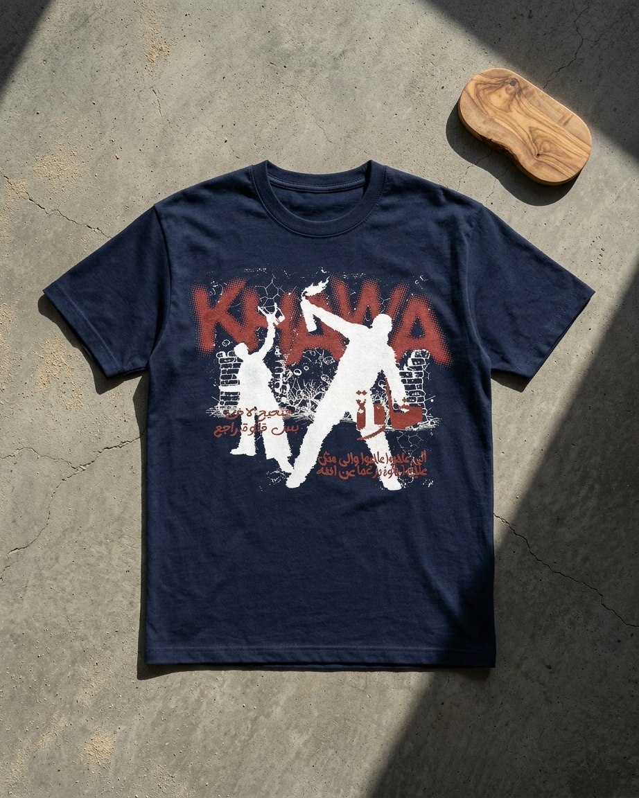 KHAWA: Navy Blue Edition Tee