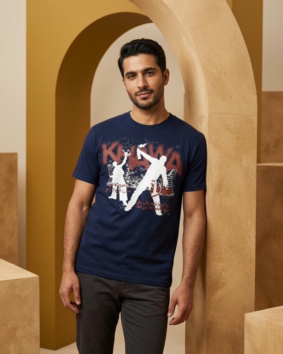 KHAWA: Navy Blue Edition Tee
