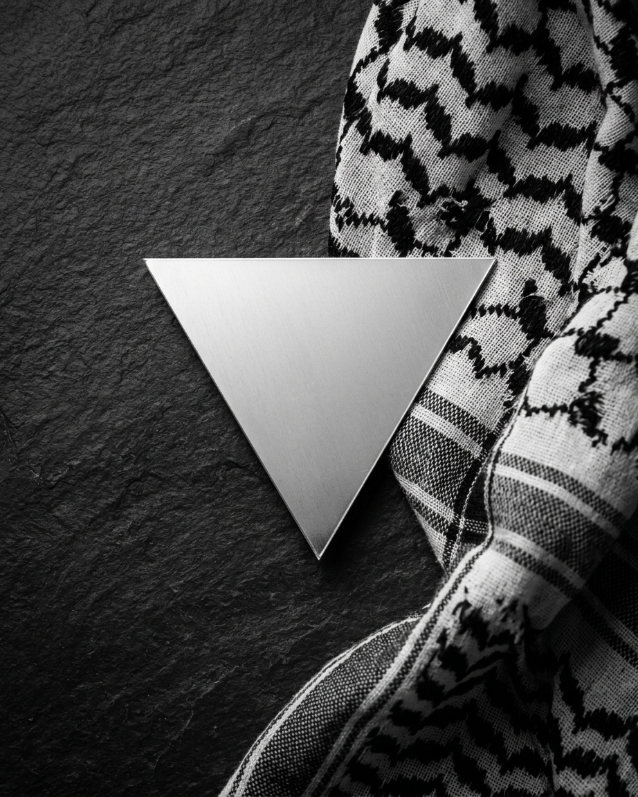 Palestine Triangle Acrylic Mirror Decal