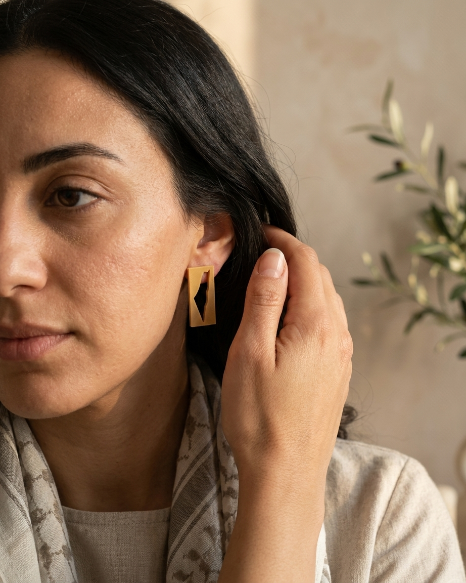 The Heritage Frame Earrings | Qawim x Beyond Kare
