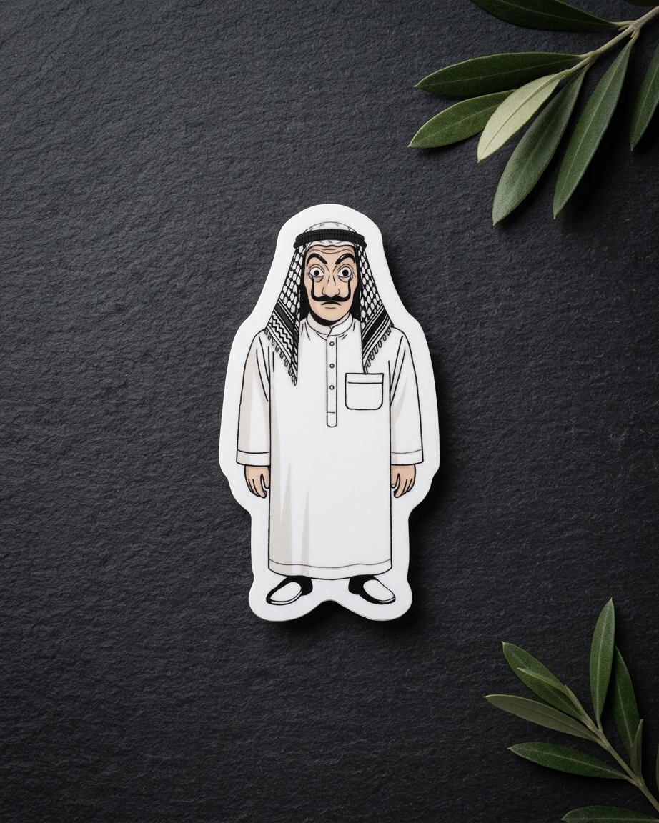 ملصق منزل المال الفلسطيني