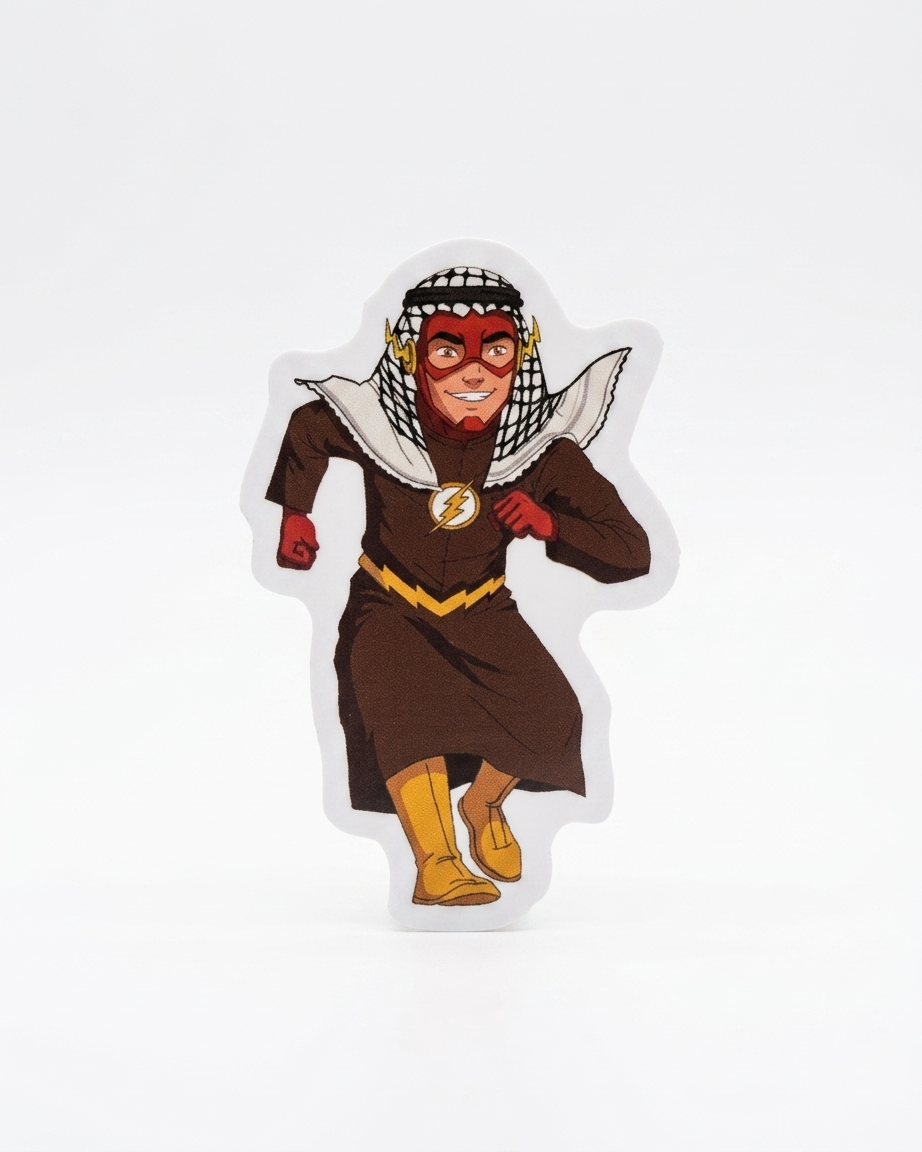 The Flash Palestine Sticker