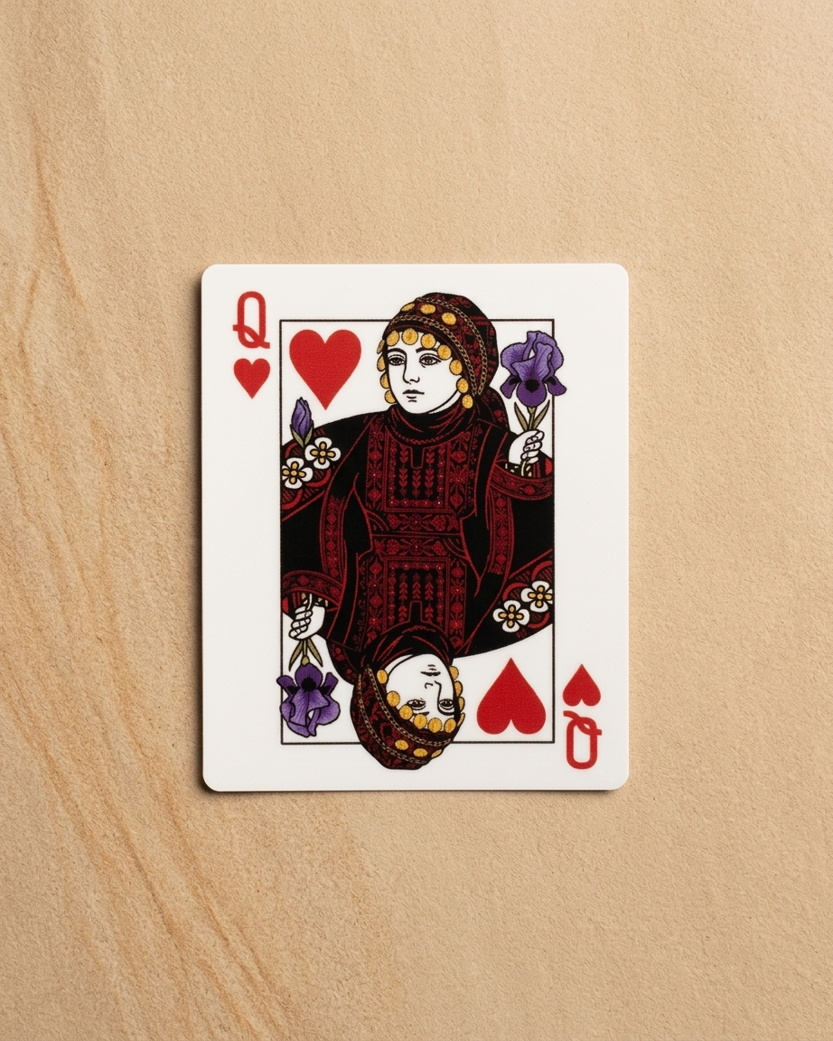 Queen of Hearts Palestine Sticker