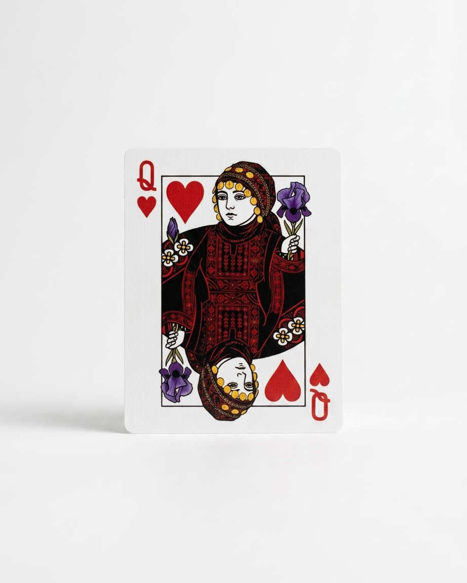 Queen of Hearts Palestine Sticker