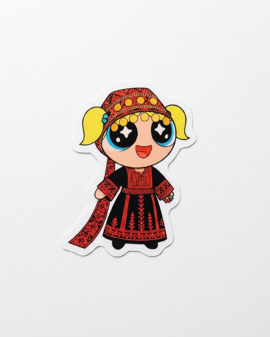 Bubbles Palestine Sticker