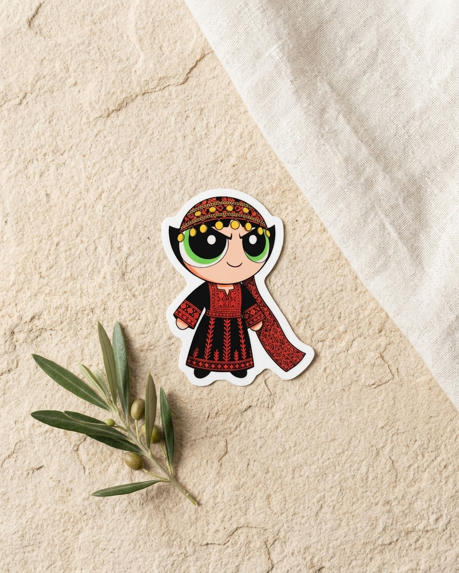 Buttercup Palestine Sticker