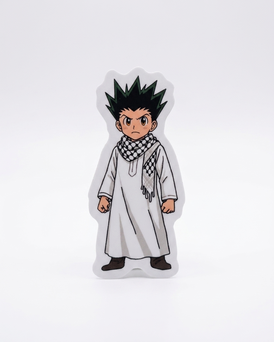 Gon Freecss Palestine Sticker