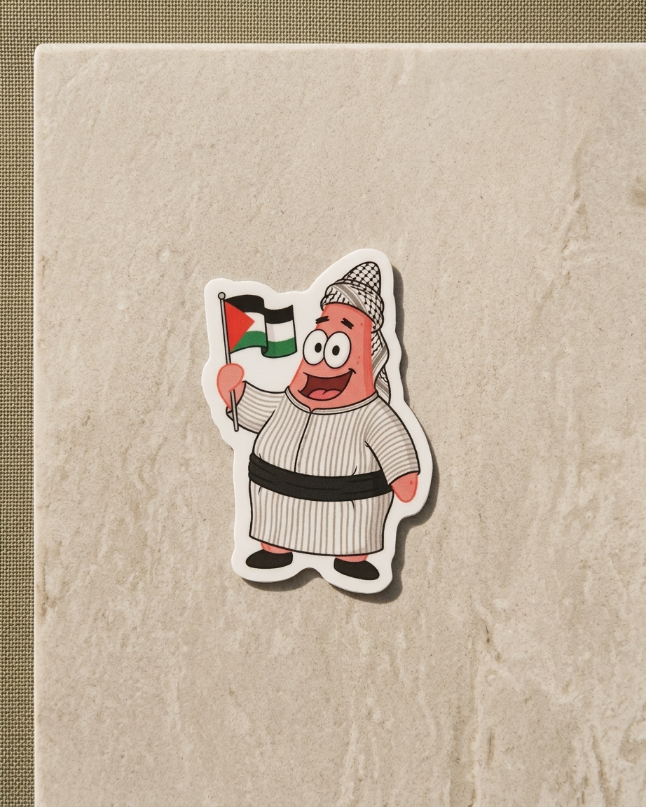 ملصق بسيط نجم فلسطين