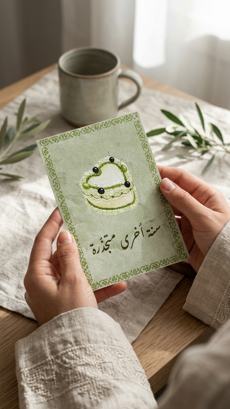 Palestinian Birthday Greeting Card