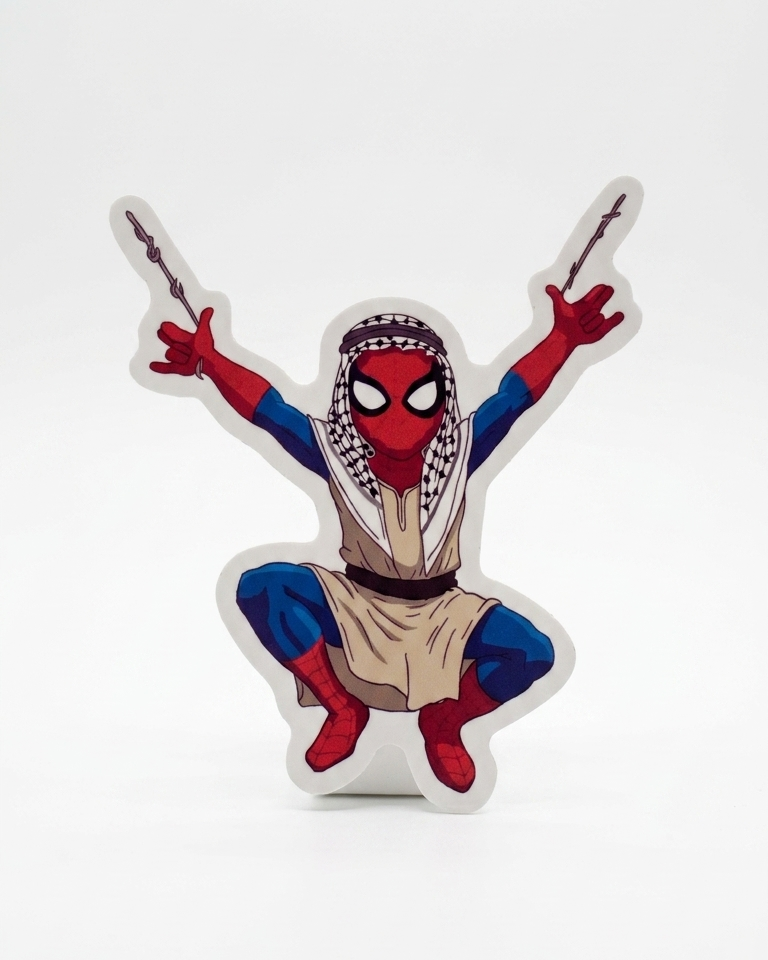 Spiderman Palestine Sticker