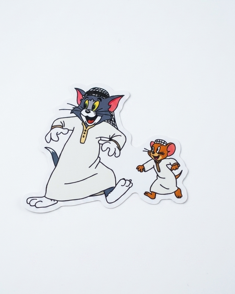 Tom & Jerry Palestine Sticker