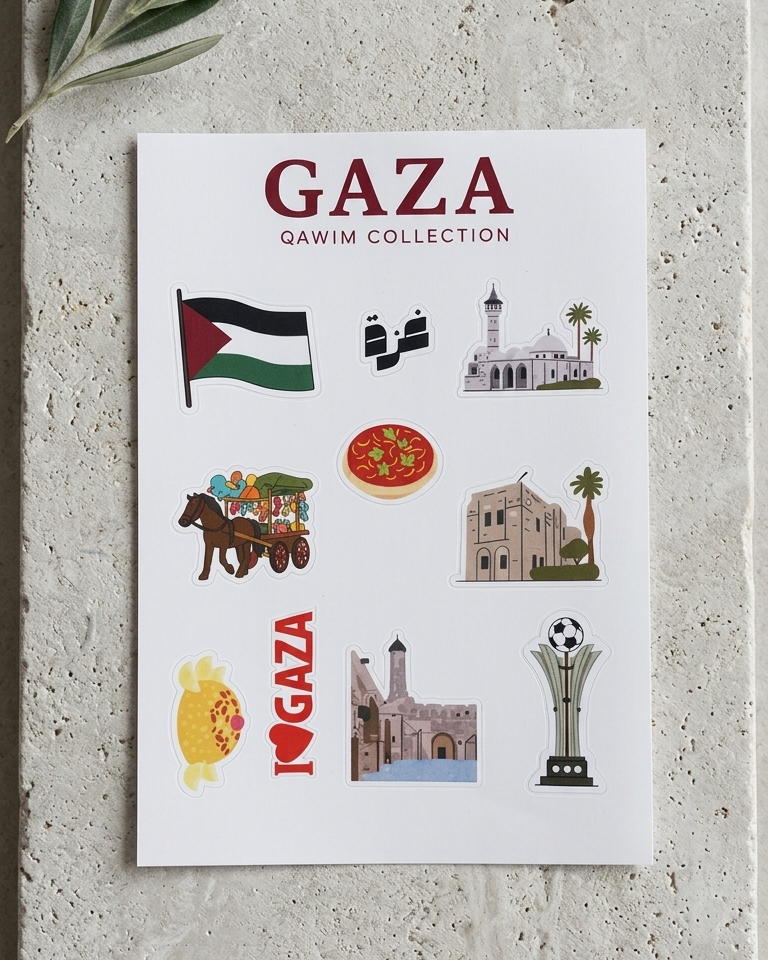 Gaza Palestine Sticker Sheet