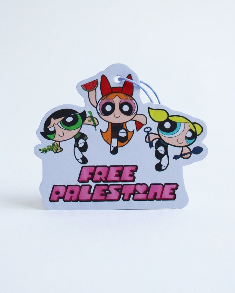 Powerpuff Girls Palestine Air Freshener