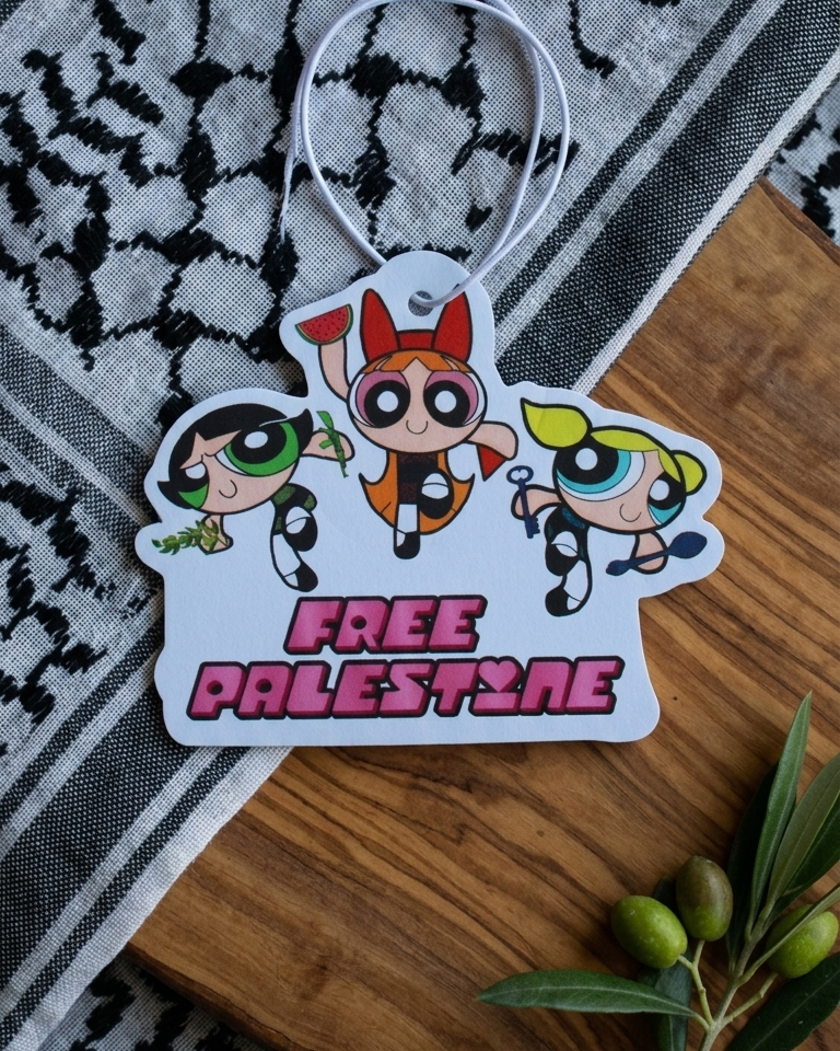 Powerpuff Girls Palestine Air Freshener