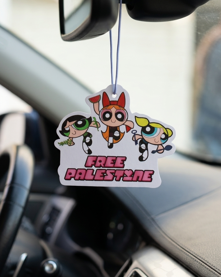 Powerpuff Girls Palestine Air Freshener