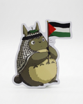Totoro Palestine Sticker