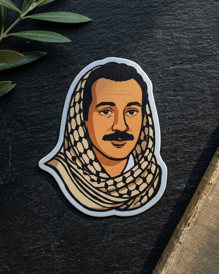 Ghassan Kanafani Palestine Sticker