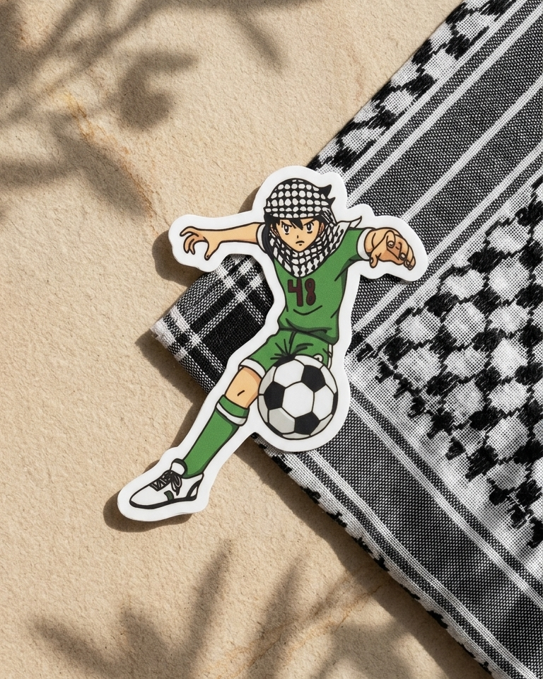 Captain Majid Palestine Sticker