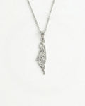From the River to the Sea Palestine Necklace Silver